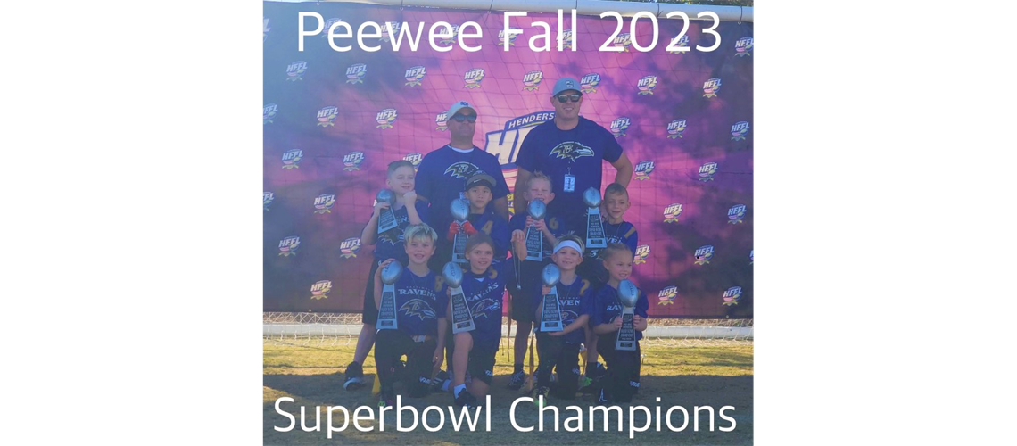 Peewee Super Bowl Champs