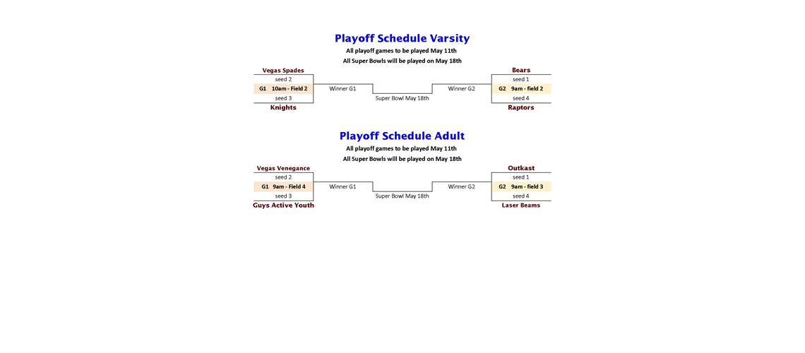 Henderson Flag Football League > Home