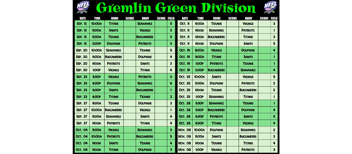 Gremlin Division - Green - Fall 2025