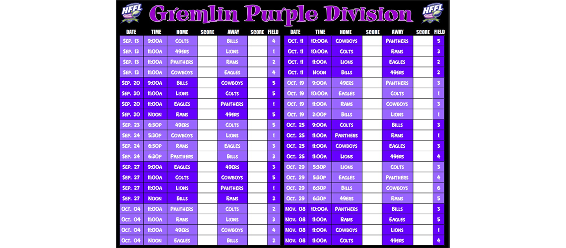 Gremlin Division - Purple - Fall 2025